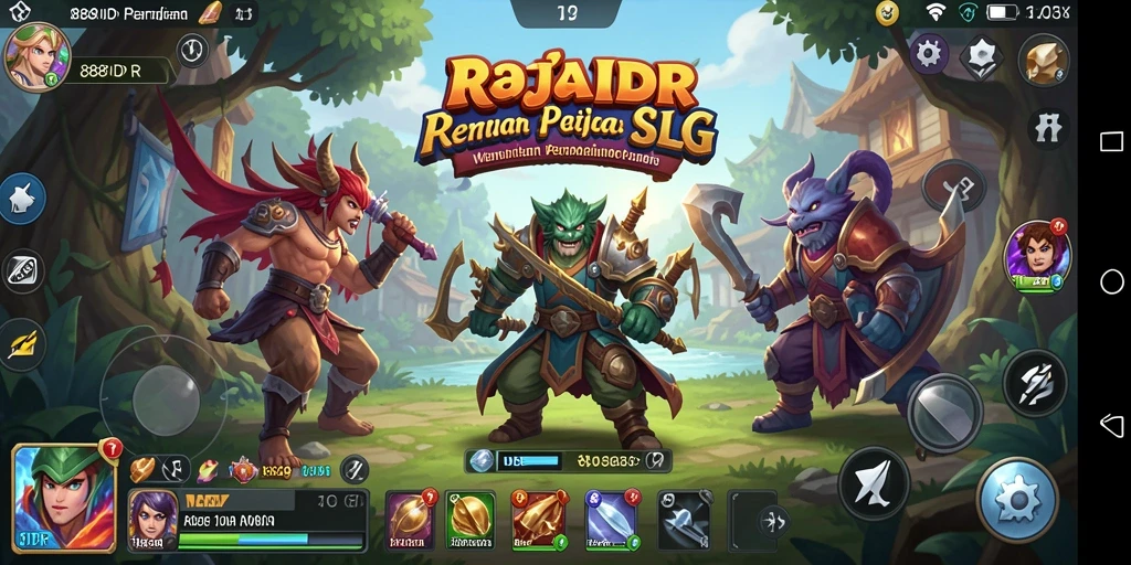 Screenshot gameplay menampilkan strategi dan pertempuran di 888IDR.
