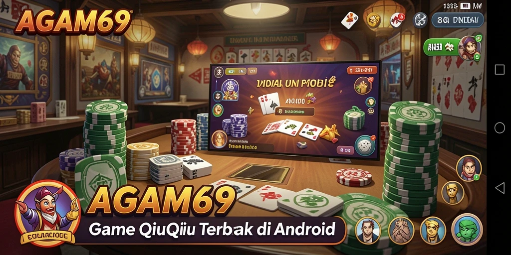 Tampilan gameplay seru dari AGAM69 saat bermain QiuQiu.