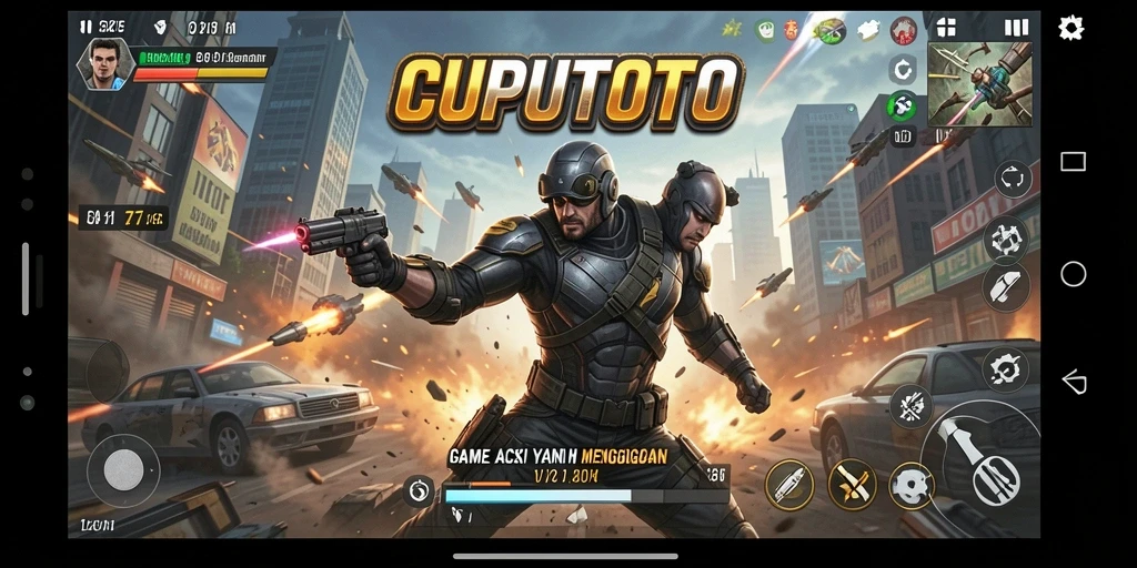 Tampilan gameplay seru dan menegangkan di CUPUTOTO.