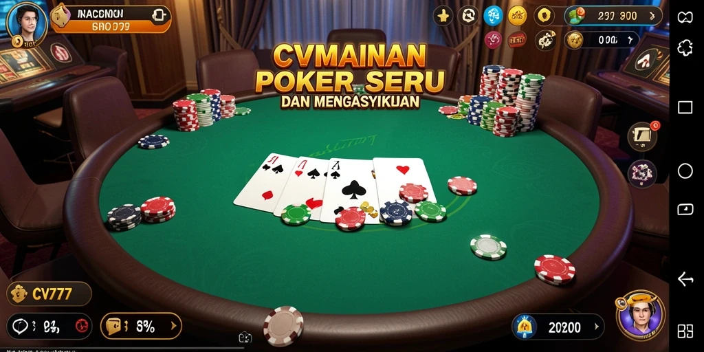 Gameplay poker yang mendebarkan dan imersif di CV777.