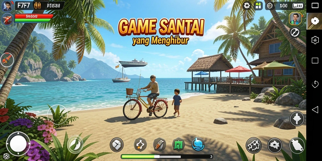 Tangkapan layar F7F7 menunjukkan pengalaman gameplay yang menyenangkan dan santai.