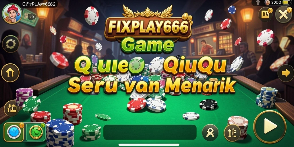 Screenshot FIXPLAY666 menampilkan gameplay QiuQiu yang seru.