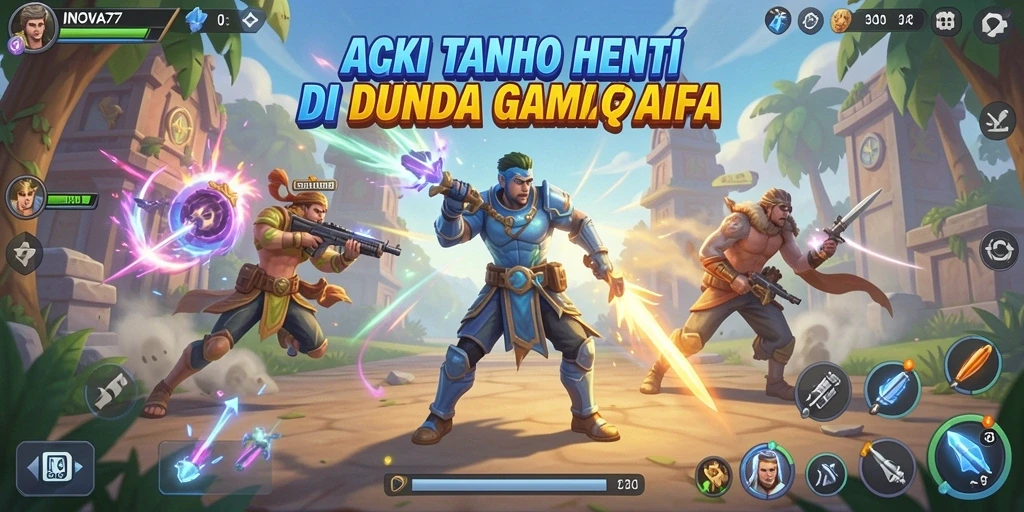 Tampilan gameplay INOVA77 dengan aksi mendebarkan.