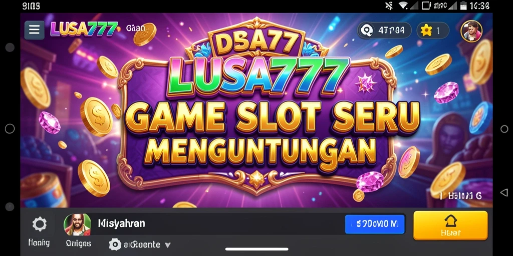 Tampilan gameplay seru dan menarik dari LUSA777.