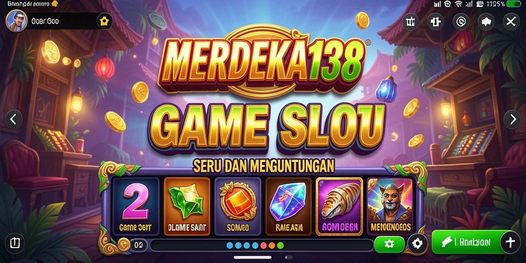 Tampilan gameplay seru dalam MERDEKA138 yang memikat.