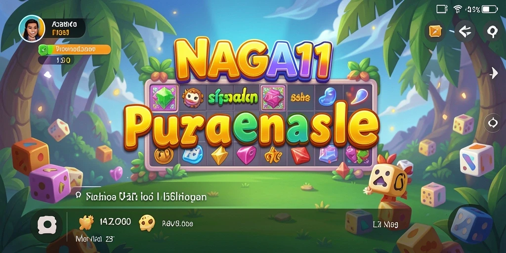 Tampilan gameplay seru dan penuh warna dari NAGA11.