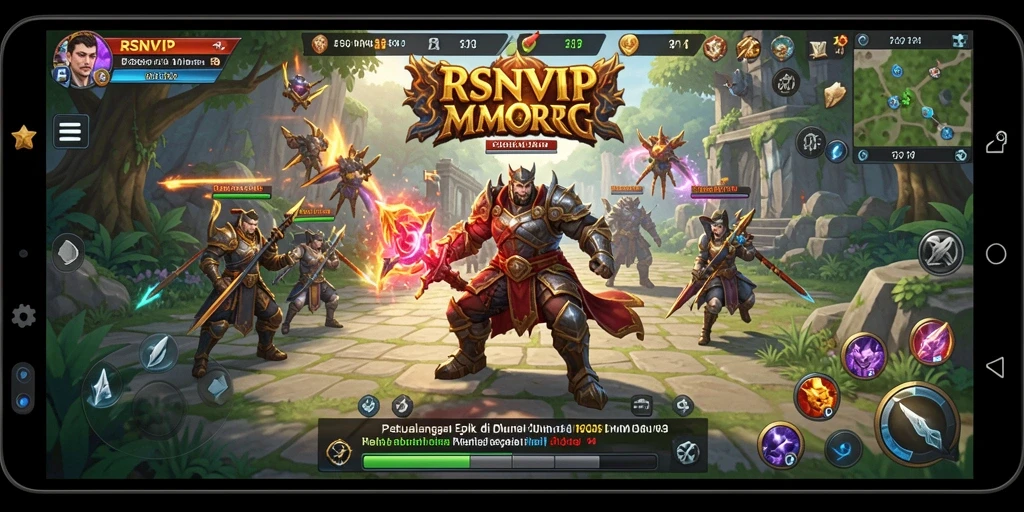Tampilan mendalam dari gameplay RSNVIP di dunia MMORPG.
