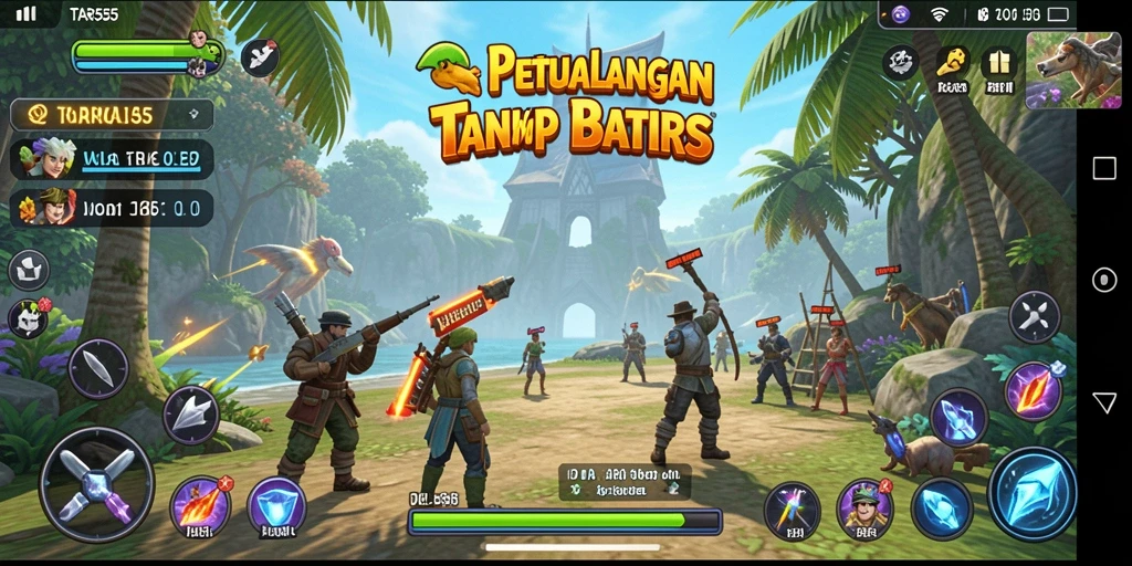 Screenshot menampilkan aksi seru dalam petualangan TAR555.